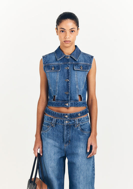 JAQUETA JEANS ISABELLA FIORENTINO