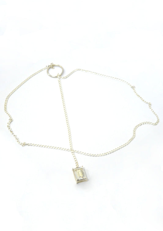 COLAR COM PEDRA E ARGOLA