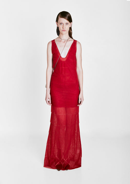 VESTIDO CAMADA COLUNAS COM APLICAÇÃO