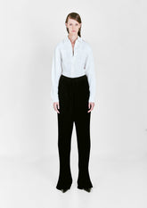 CALÇA AMPLA PLISSADA