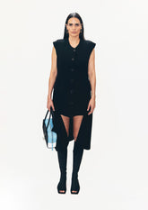 VESTIDO COLUNA ALFAIATARIA