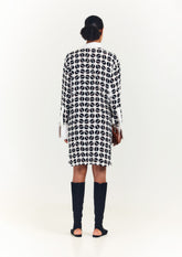 VESTIDO CAMISA COM GOLA E PUNHO DESTACÁVEL