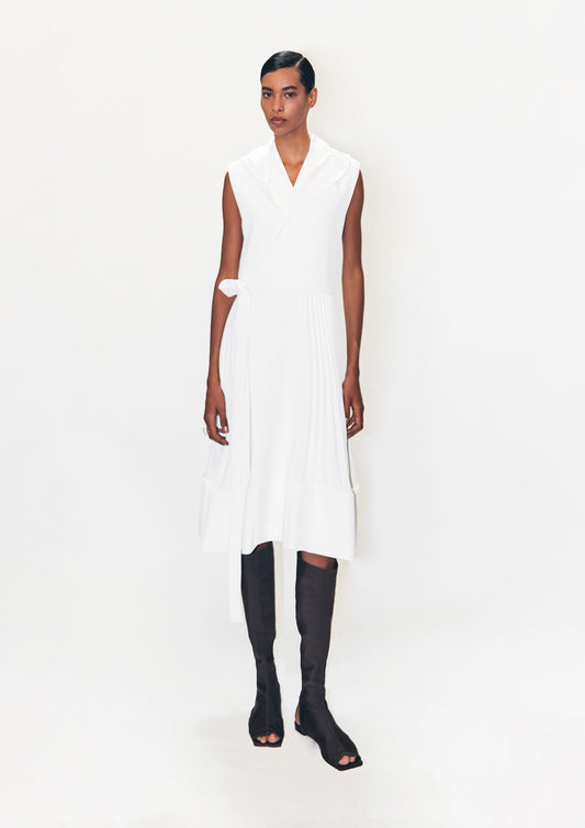 VESTIDO CURTO ENVELOPE PLISSADO