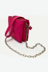BOLSA SANFONADA QUADRADA COURO FRANCÊS
