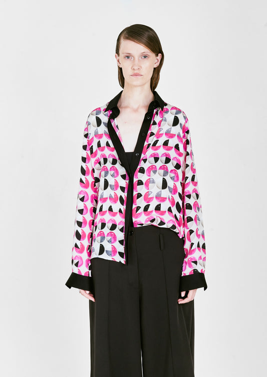 CAMISA CLÁSSICA ESTAMPA POKAROSA