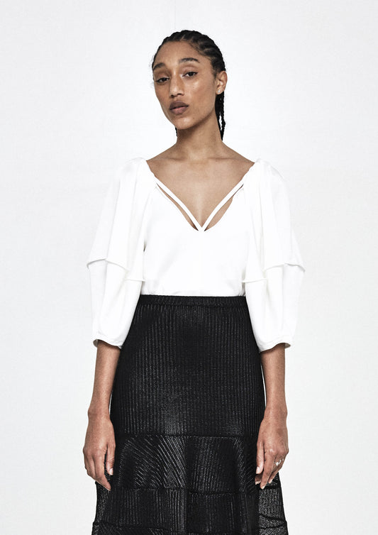 BLUSA HENRIQUE VIII DE CREPE