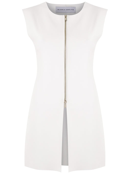 BLUSA COM FENDAS JERSEY CROWN