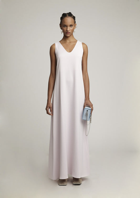 VESTIDO AMPLO DE CREPE