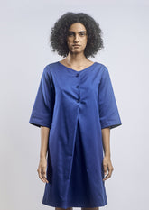 VESTIDO AMPLO GOLA COTTON