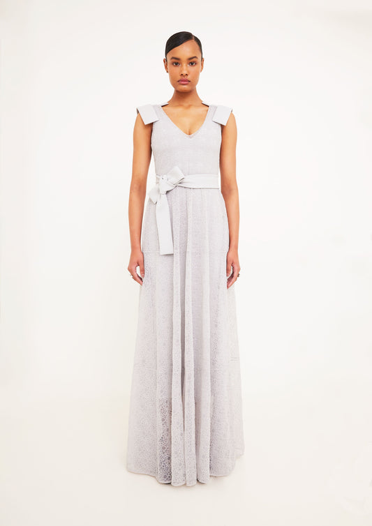 VESTIDO LONGO OBSESSÃO POR BOLINHAS