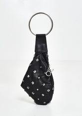 BOLSA COM ARGOLA CÁSSIA ÁVILA DE COURO