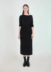 VESTIDO CURTO TUBO DECOTE ASSIMÉTRICO