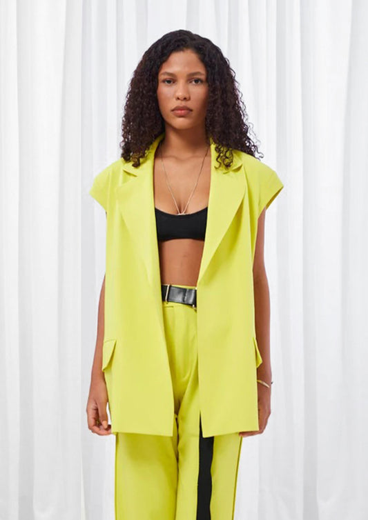 BLAZER CABAN COM MANGA CURTA DE TIMELLES