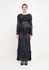 VESTIDO LONGO DE APLICAÇÃO BEM ME QUER