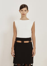 BLUSA COM FAIXAS NAS COSTAS
