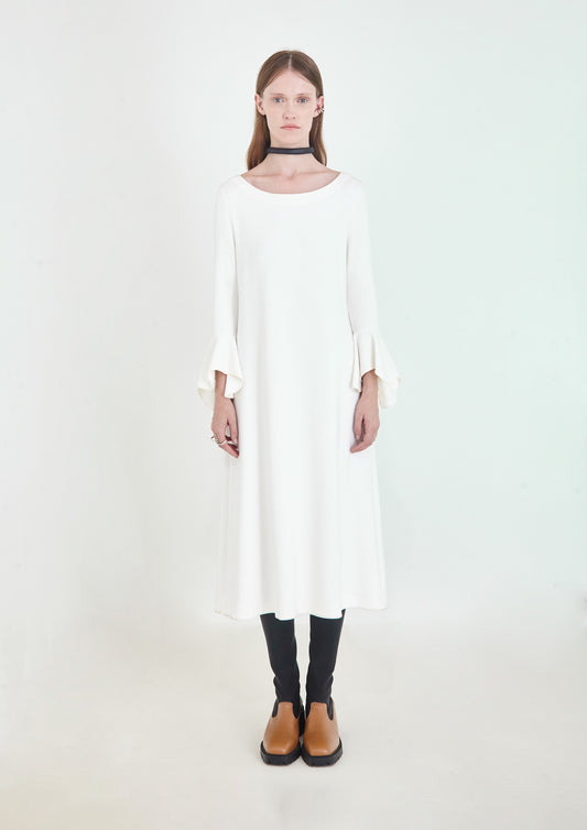 VESTIDO DE MANGA ANOS 70