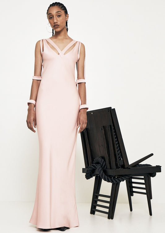 VESTIDO NO VIÉS ILUSAO DE ÓTICA