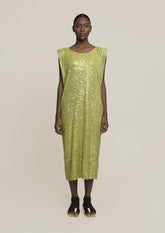 VESTIDO COM OMBREIRA PAETÊ