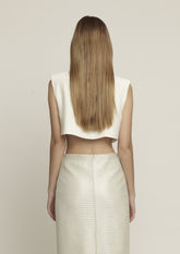 CAMISA CROPPED DE OMBREIRA