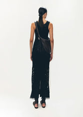 VESTIDO CURTO COM FENDA
