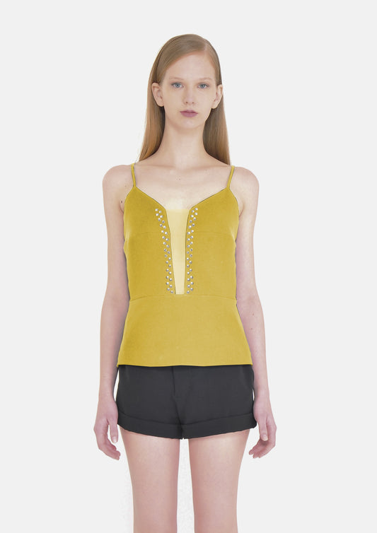 BLUSA DECOTE V PROFUNDO COM TAXAS