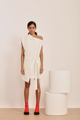 VESTIDO CAMISA ASSIMÉTRICA