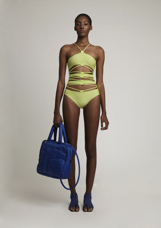 MAILLOT COM FAIXAS E ROLOTE