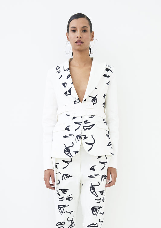 BLAZER SARJA ESTAMPA SURREALISTA