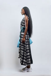 VESTIDO COM FAIXA NO QUADRIL VISCOSE