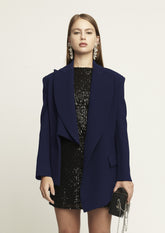 BLAZER ASSIMÉTRICO DE CREPE