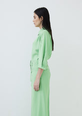 CAMISA KAFTAN DE GABARDINE