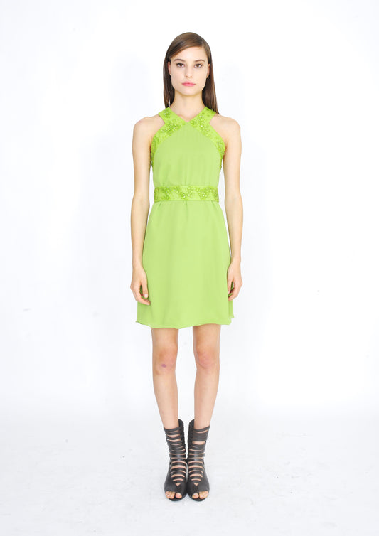VESTIDO CURTO TULE ROOTS