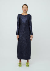 VESTIDO DECOTE NAS COSTAS PAETÊ LILIAN PACCE