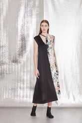 VESTIDO ASSIMÉTRICO ESTAMPADO