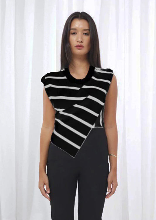 BLUSA LISTRADA TRICOT