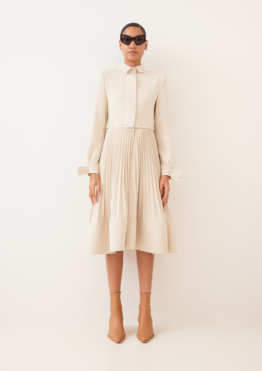 VESTIDO PLISSADO CAMISA