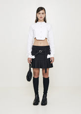 SAIA DE ALGODÃO COM PREGAS