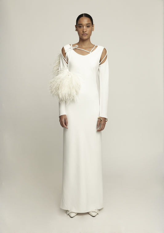 VESTIDO DUPLO COM CORDÃO