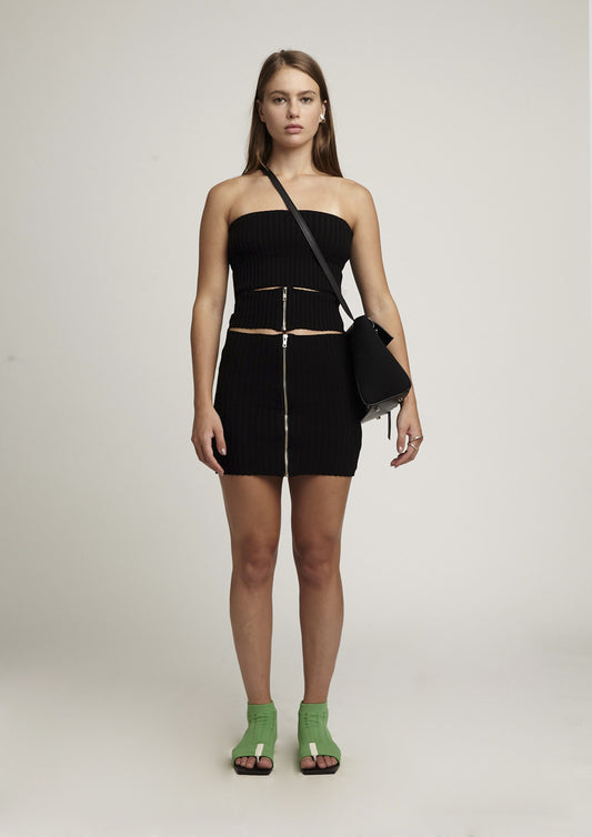 TRICOT FAIXAS COM ZÍPER