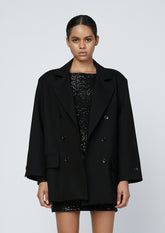 BLAZER OVERSIZED DE MALHA
