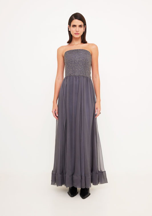 VESTIDO CORSELET CRISTAIS