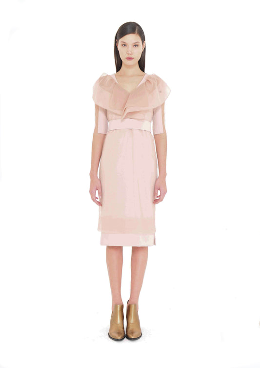 VESTIDO MEDIO DE TULE