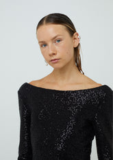 MINI VESTIDO DE PAETÊ