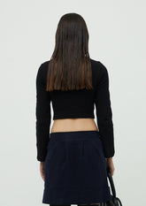 CROPPED VAZADO DE TRICOT