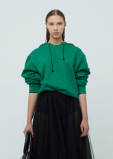 PARKA CROPPED SEM GÊNERO DE MOLETOM