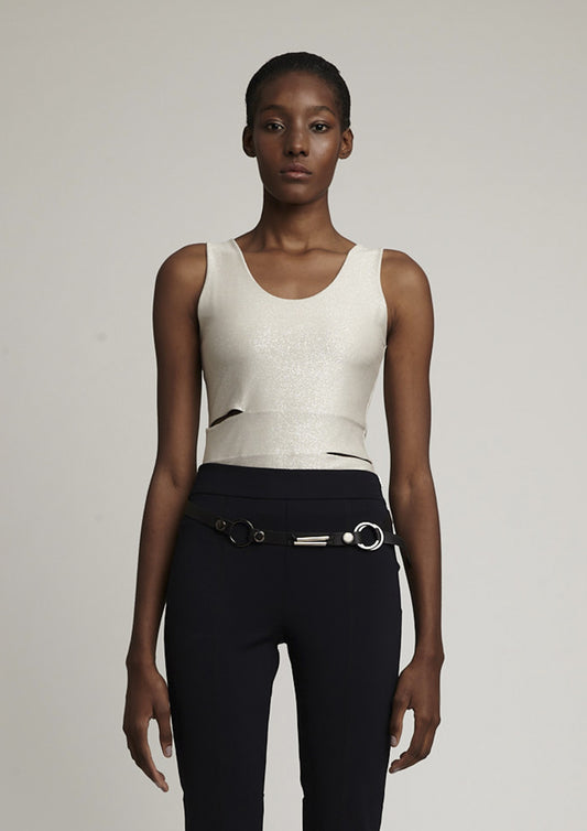 REGATA VAZADA BRILHO