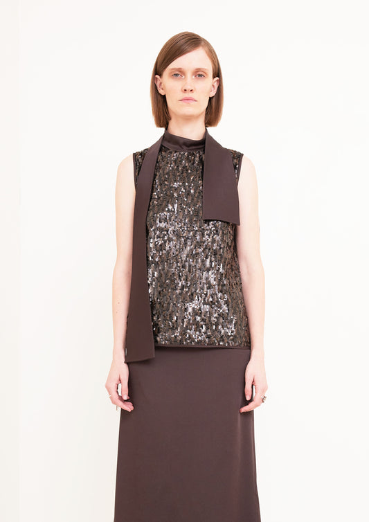 BLUSA GOLA ROLÊ PAETÊ