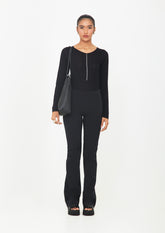 CALÇA FLARE CINTURA ALTA