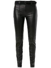 CALÇA LEGGING COM CINTO COURO E TK