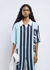 VESTIDO CAMISA COM ZIPER ESTAMPADO